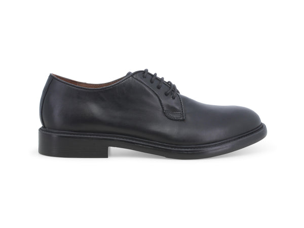 Melluso Uomo Scarpe Derby Eleganti Invernali in Pelle Nera U55247W-240251